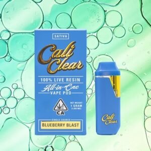 cali clear blueberry blast live resin disposable vape 1g thc cart