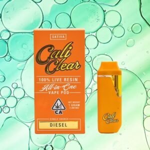 cali clear diesel live resin disposable vape 1g thc cart