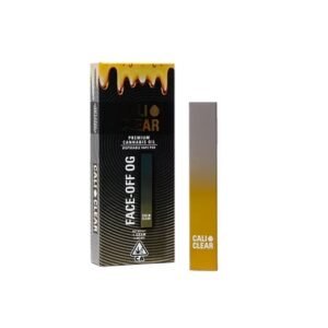 cali clear face off og 1g thc all in one disposable indica 