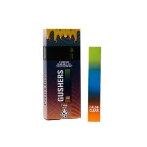cali clear gushers 1g thc all in one disposable hybrid 