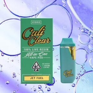 cali clear jet fuel live resin disposable vape 1g thc cart