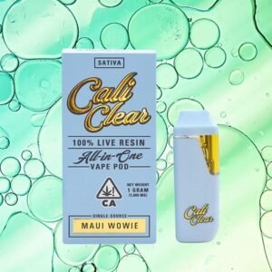 cali clear maui wowie live resin disposable vape 1g thc cart