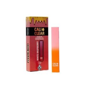 cali clear white raspberry 1g thc all in one disposable indica 